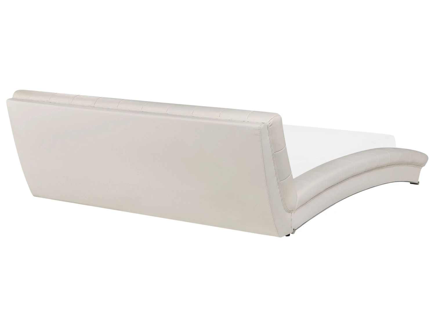 Sänky Nahka Kermanvalkoinen LILLE Useita Kokoja - Image 4