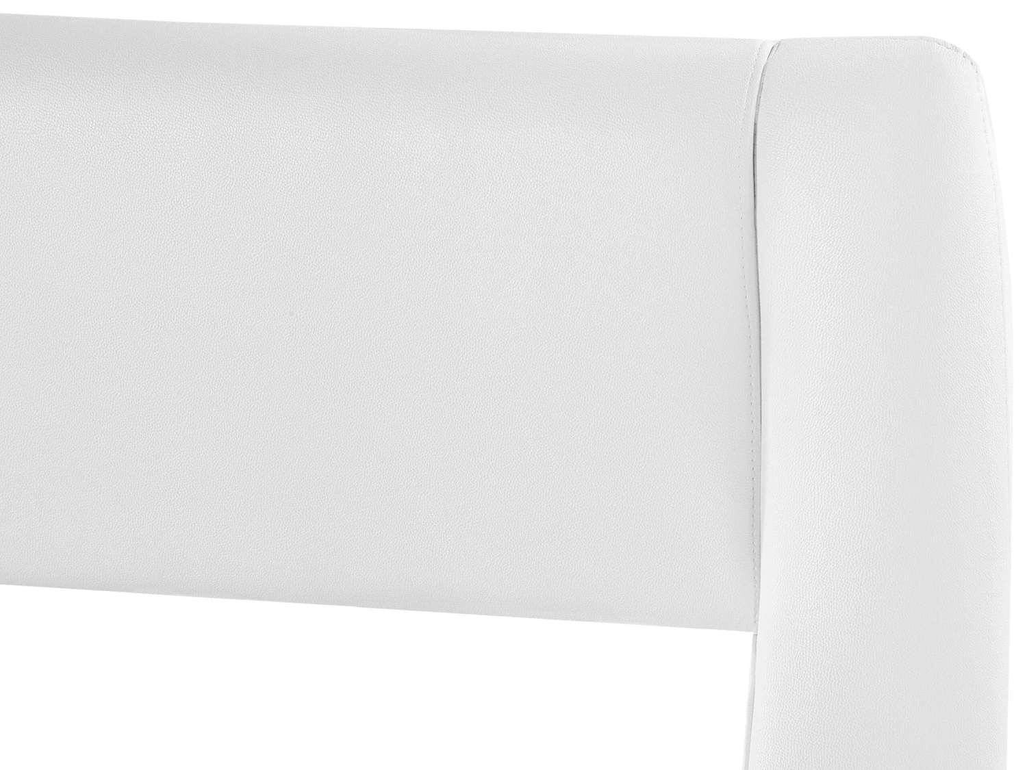 Sänky Nahka Valkoinen AVIGNON Useita Kokoja - Image 3