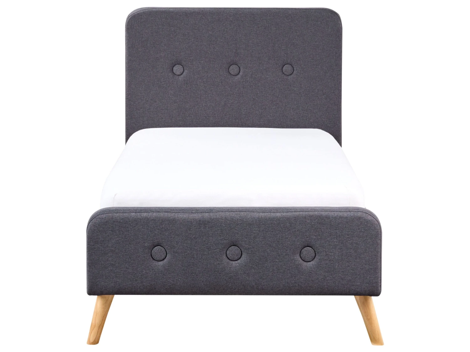 Sänky Kangas Tummanharmaa 90 X 200 Cm RENNES - Image 4