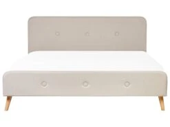 Sänky Kangas Vaalea Beige RENNES Useita Kokoja -Koti Kaluste undef src sa picid 684038 type whitesh image