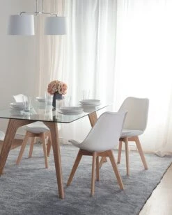 Matto Kangas Vaaleanharmaa DEMRE Useita Kokoja -Koti Kaluste undef src sa picid 685365 type color image