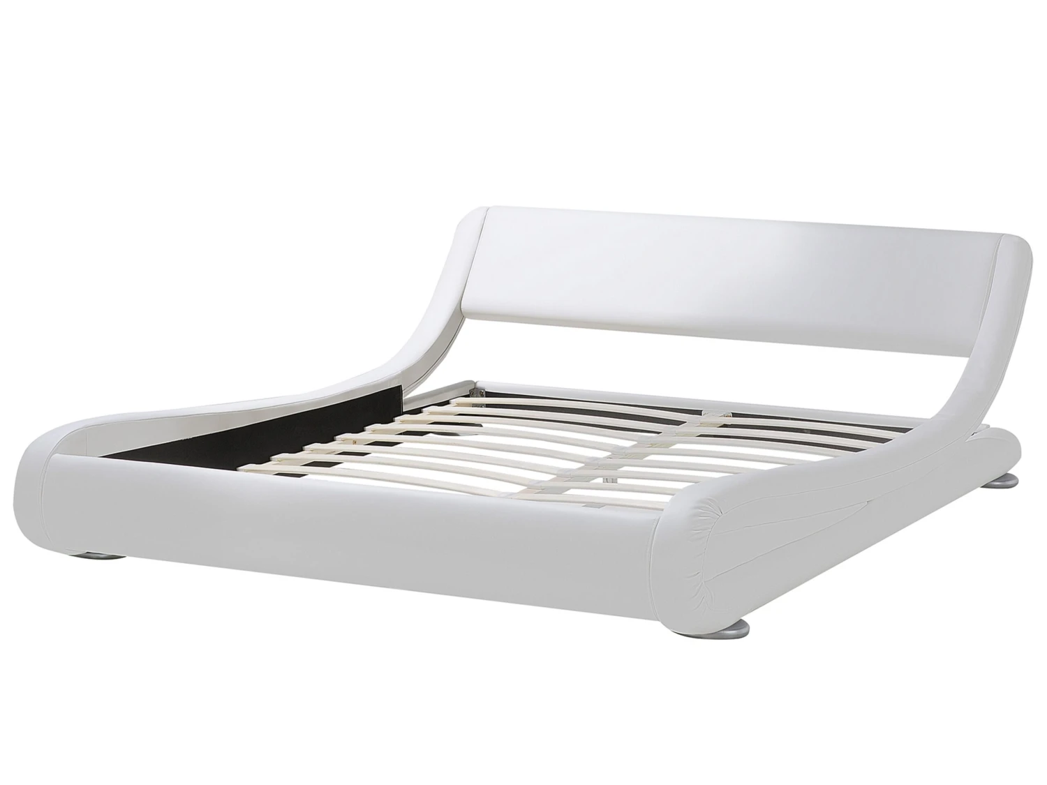 Sänky Keinonahka Valkoinen AVIGNON Useita Kokoja 9 Sänky Keinonahka Valkoinen AVIGNON Useita Kokoja - Image 7