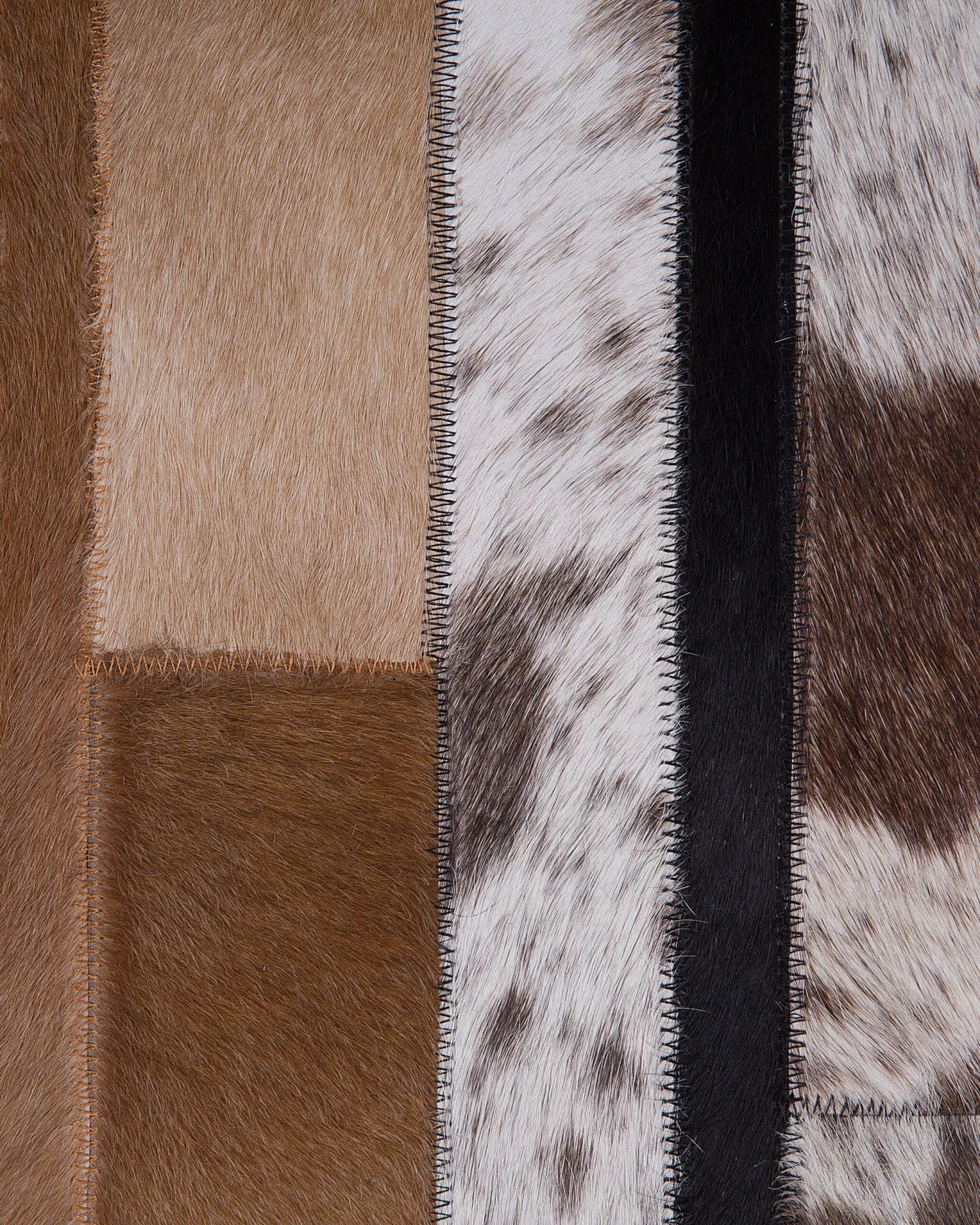 Matto Lehmännahka Musta/beige DALYAN Useita Kokoja - Image 4