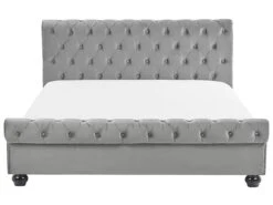 Sänky Sametti Harmaa AVALLON Useita Kokoja 15 Sänky Sametti Harmaa AVALLON Useita Kokoja -Koti Kaluste undef src sa picid 694696 type whitesh image