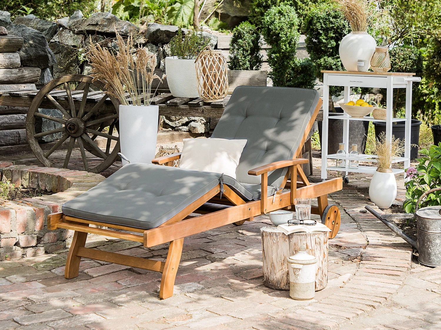 Pehmuste Lepotuoliin Tummanharmaa TOSCANA, JAVA - Image 2