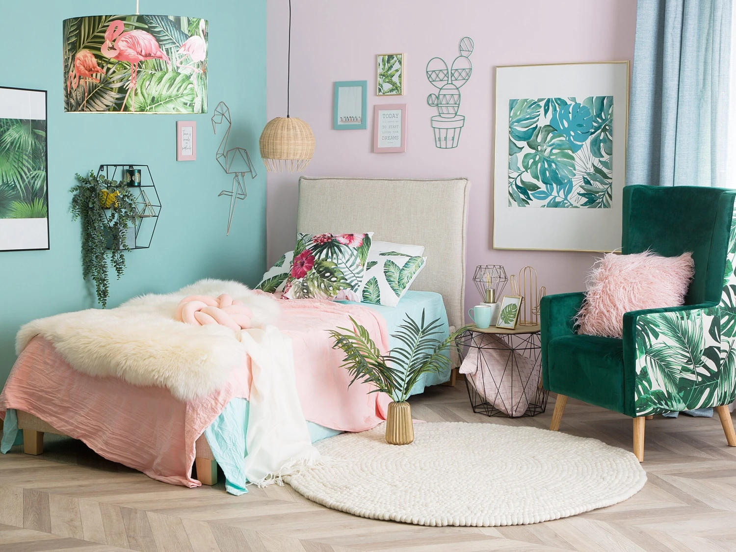 Sänky Kangas Vaaleanharmaa 90 X 200 Cm SENNEZ - Image 4