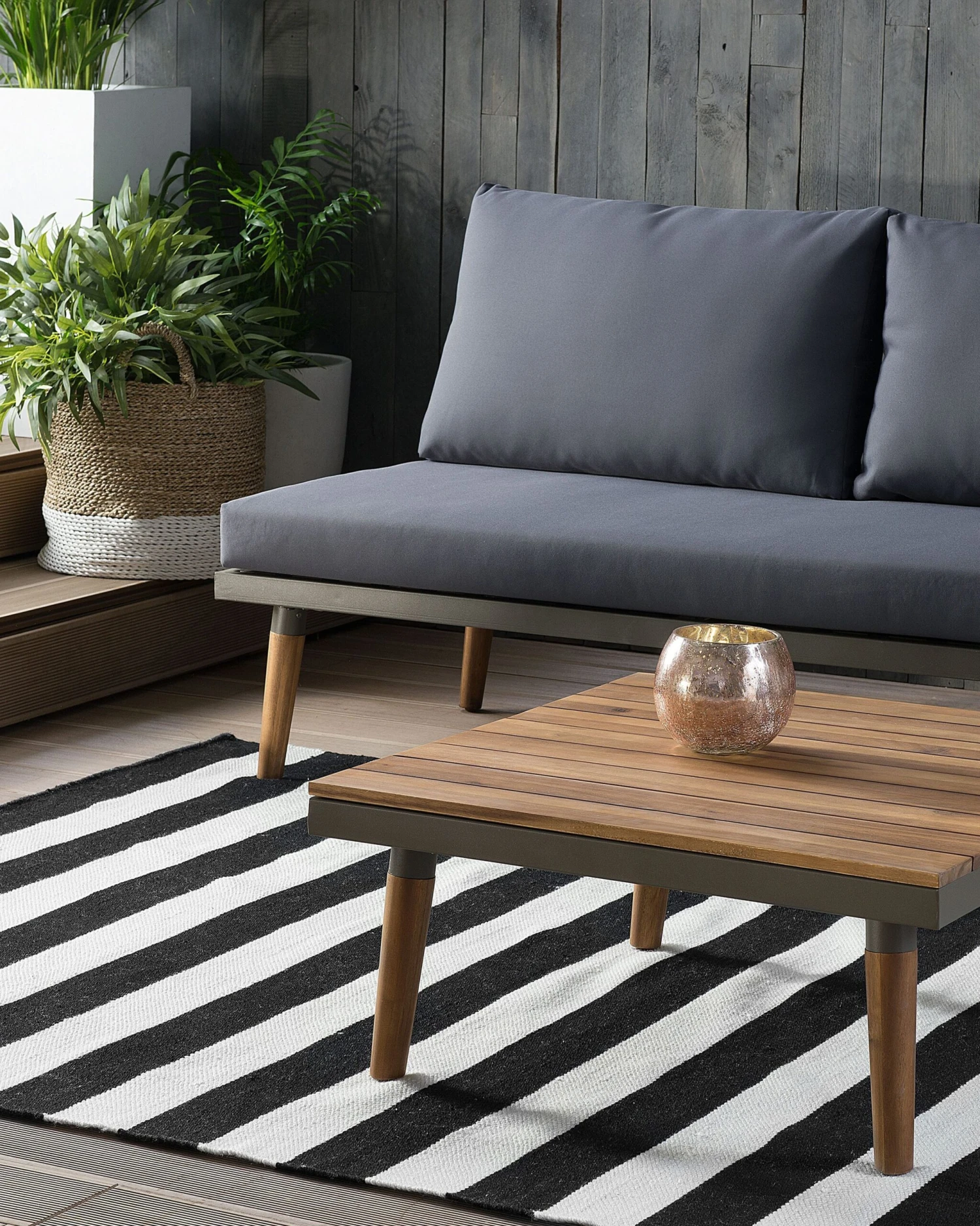 Ulkomatto Musta/valkoinen TAVAS Useita Kokoja - Image 4