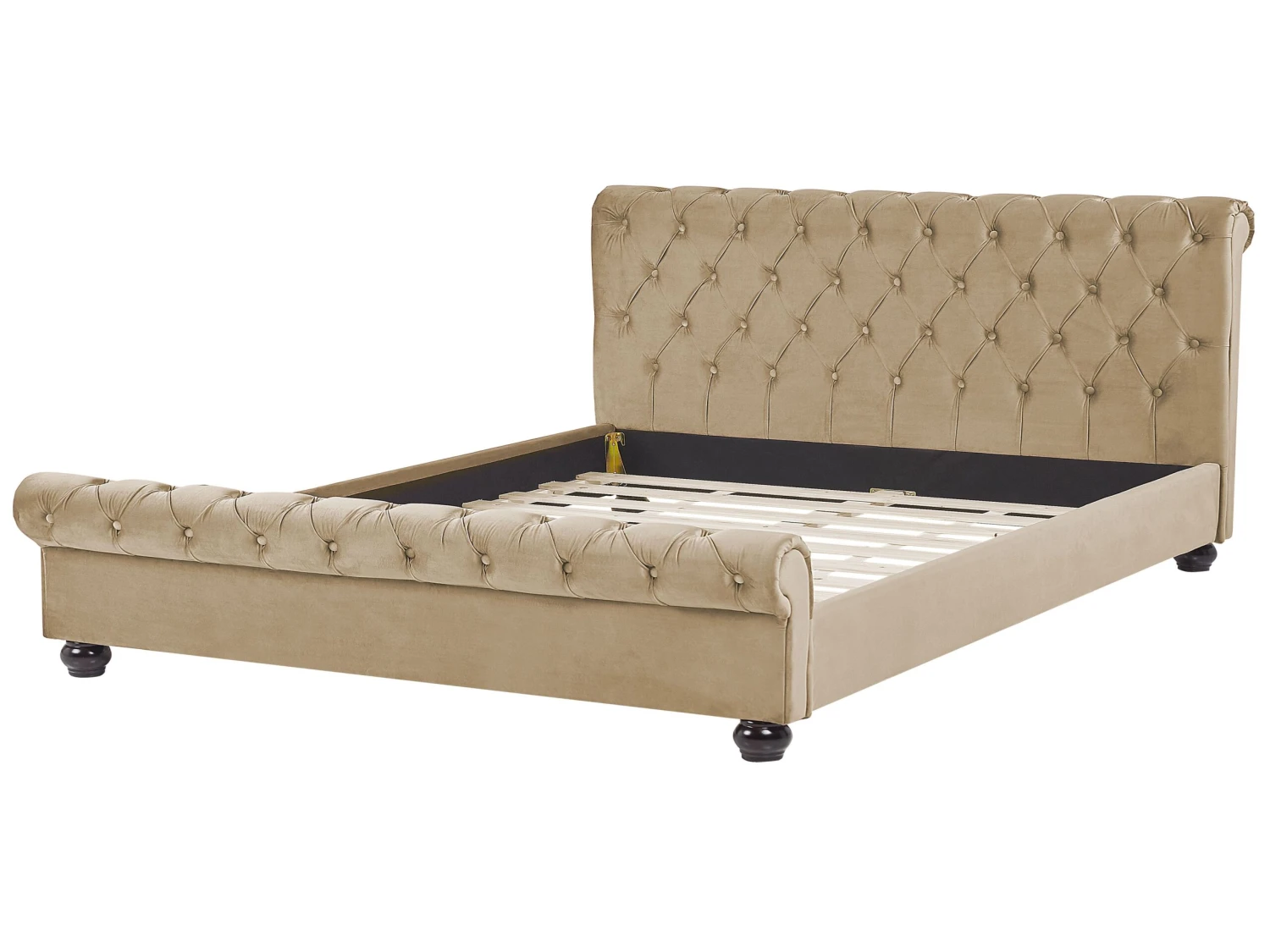 Sänky Sametti Beige AVALLON Useita Kokoja - Image 7