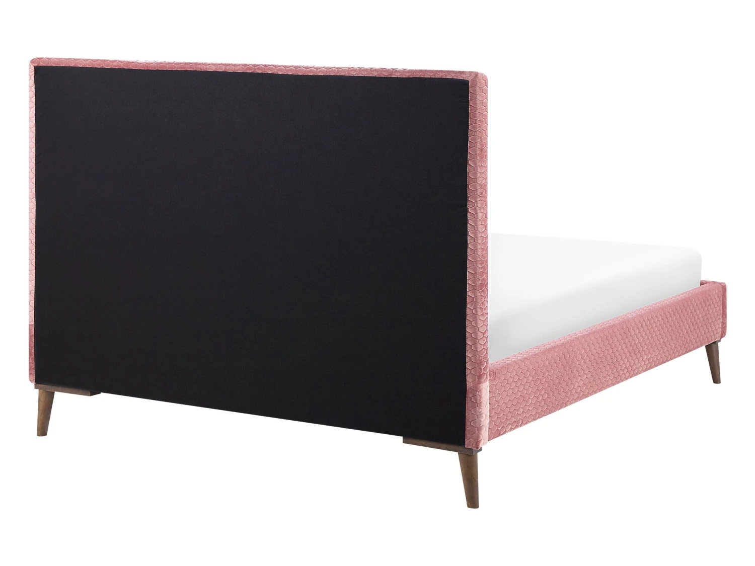 Sänky Sametti Vaaleanpunainen BAYONNE Useita Kokoja - Image 4