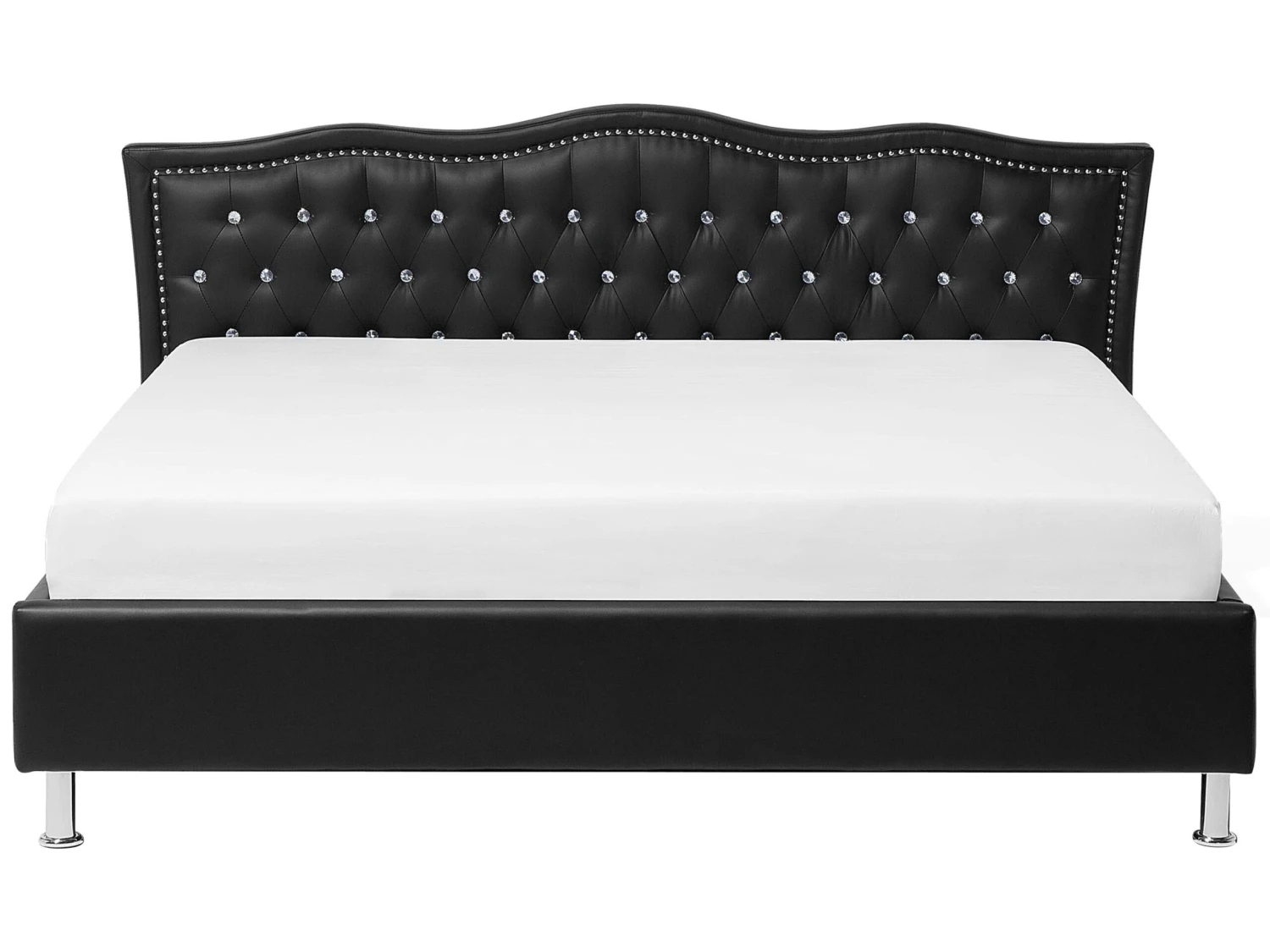 Sänky Keinonahka Musta METZ Useita Kokoja - Image 4