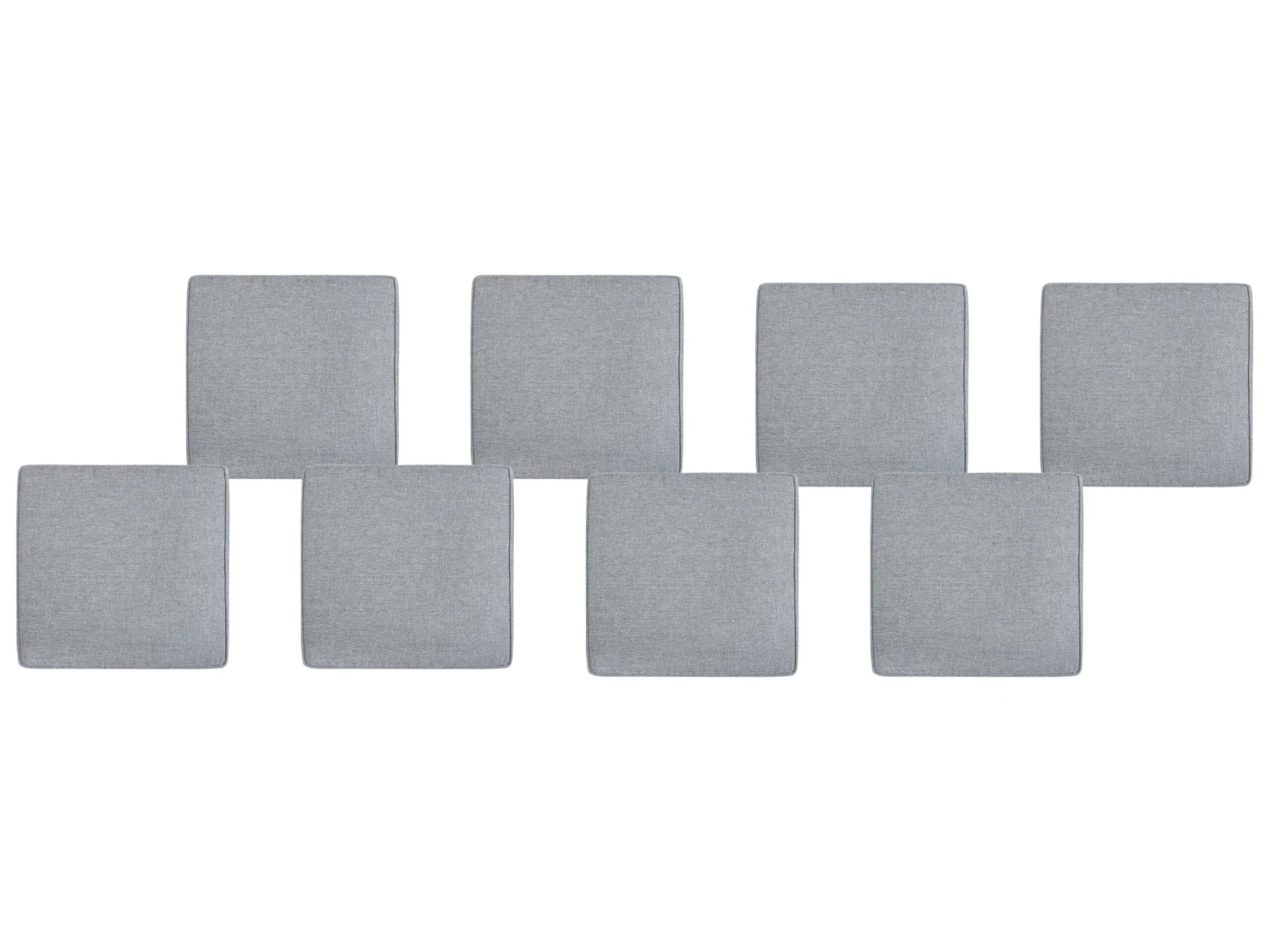 Pehmustetyyny Tuoliin Harmaa 8kpl SASSARI