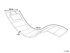 Pehmustetyyny Lepotuoliin 180 X 60 X 5 Cm Harmaa BRESCIA 13 Pehmustetyyny Lepotuoliin 180 X 60 X 5 Cm Harmaa BRESCIA -Koti Kaluste undef src sa picid 746520 type whitesh image