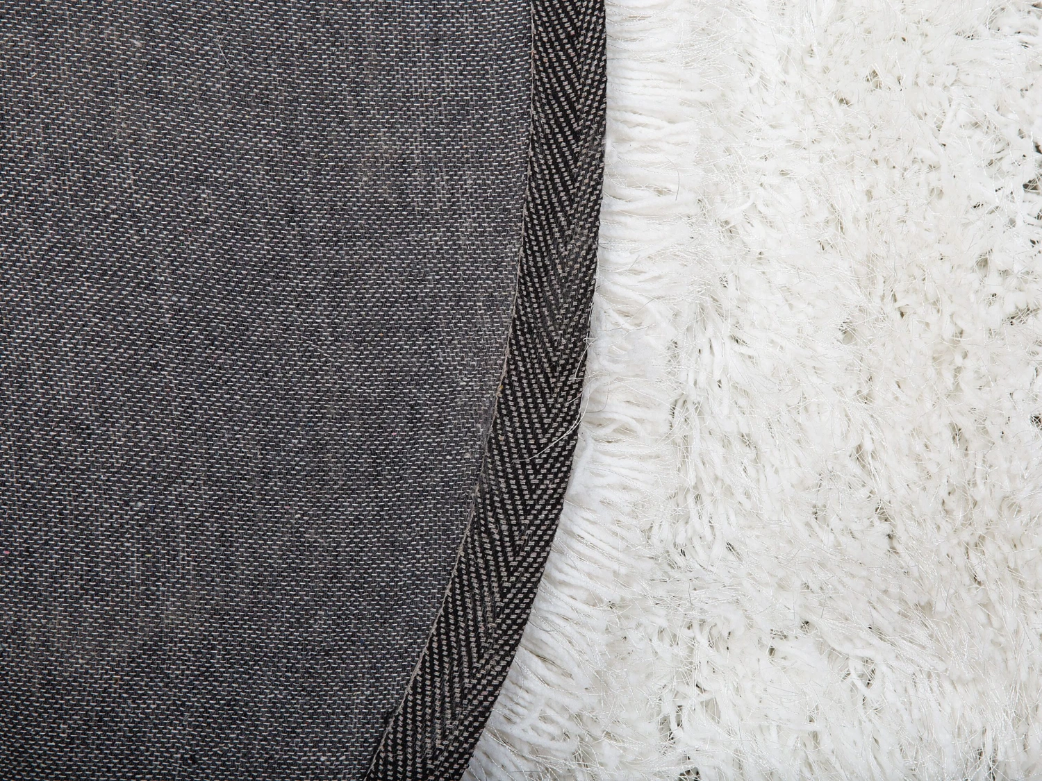 Pyöreä Matto Valkoinen ⌀ 140 Cm CIDE - Image 4