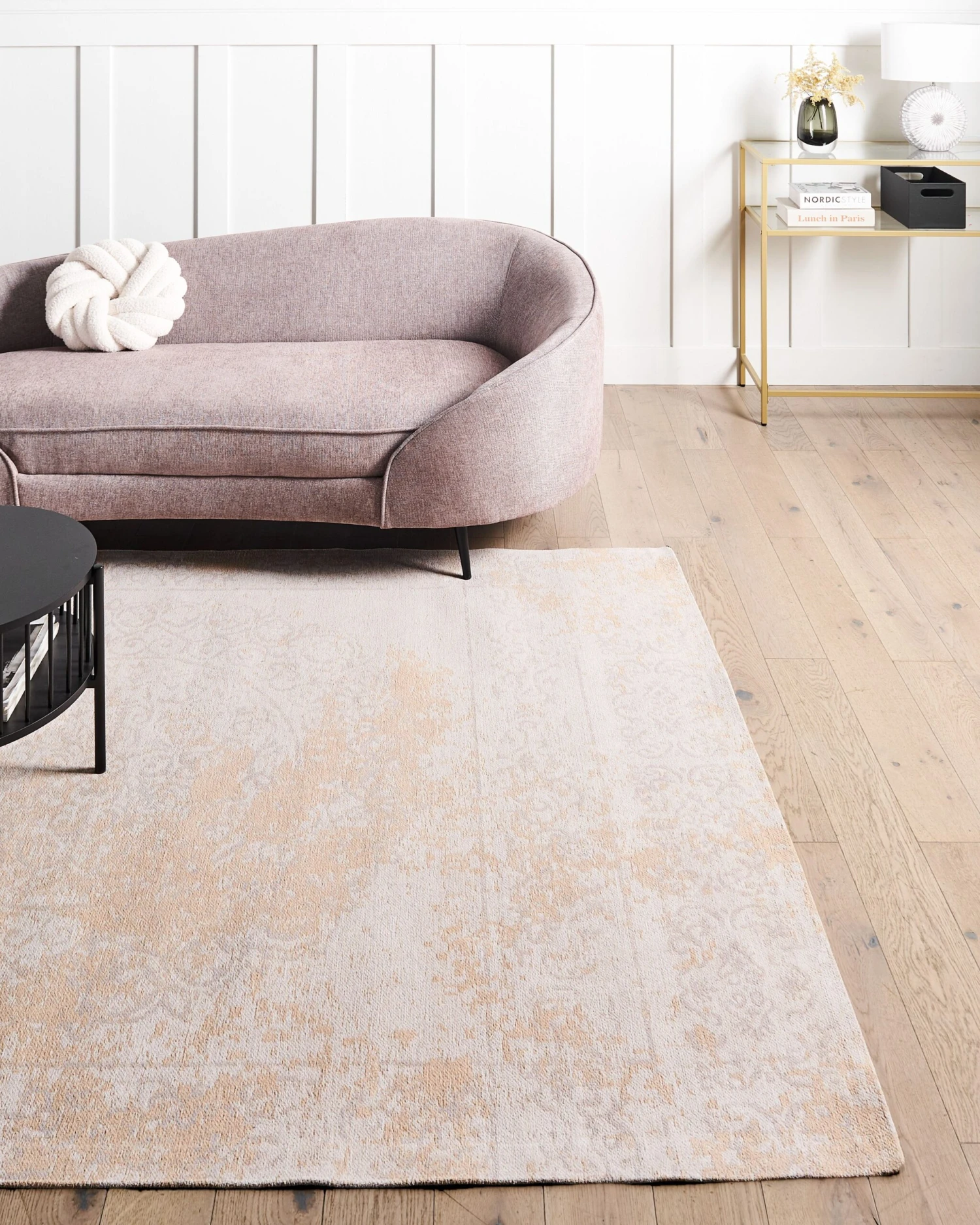 Matto Puuvilla Beige BEYKOZ Useita Kokoja 4 Matto Puuvilla Beige BEYKOZ Useita Kokoja - Image 2