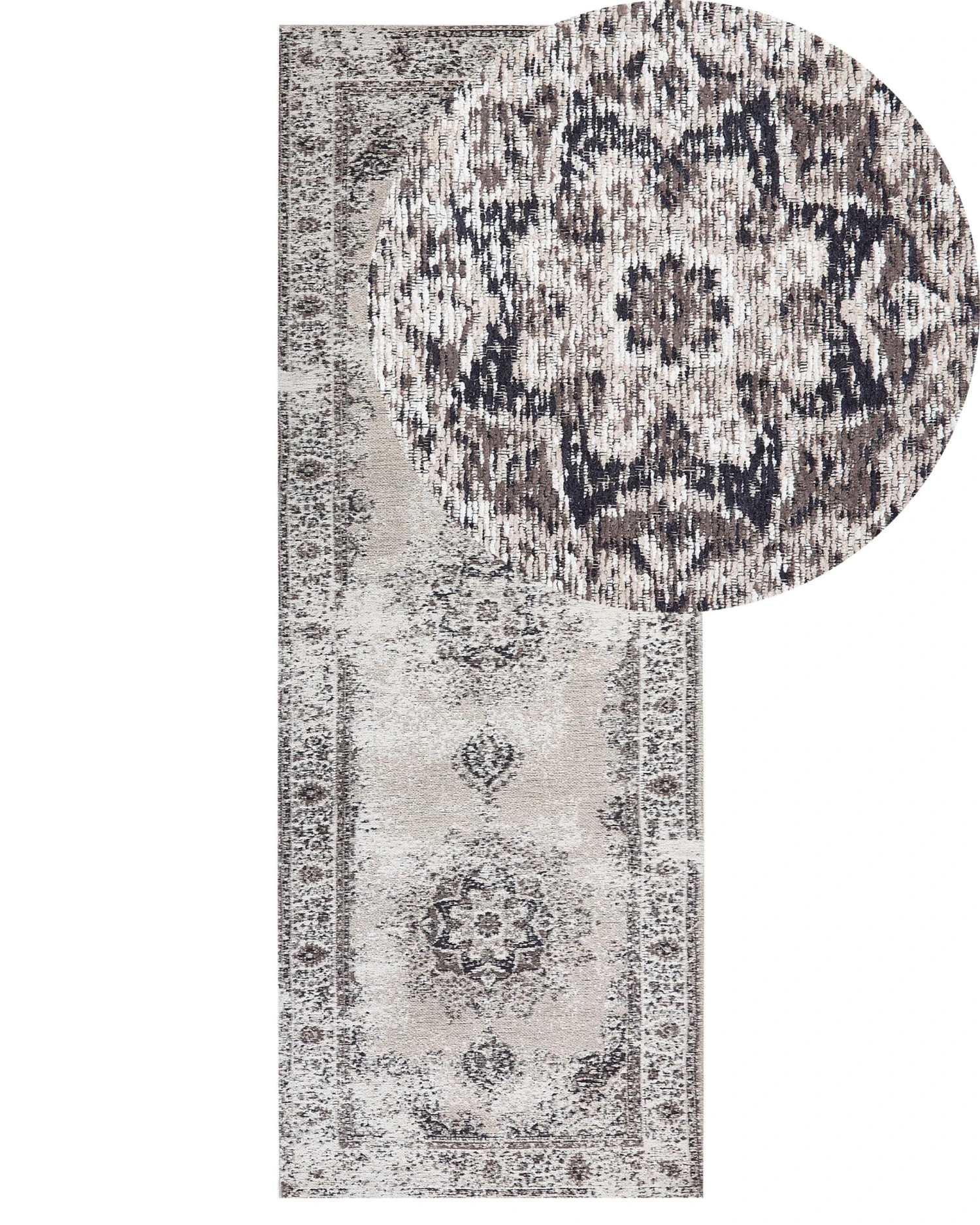 Matto Puuvilla Harmaa ALMUS Useita Kokoja 3 Matto Puuvilla Harmaa ALMUS Useita Kokoja