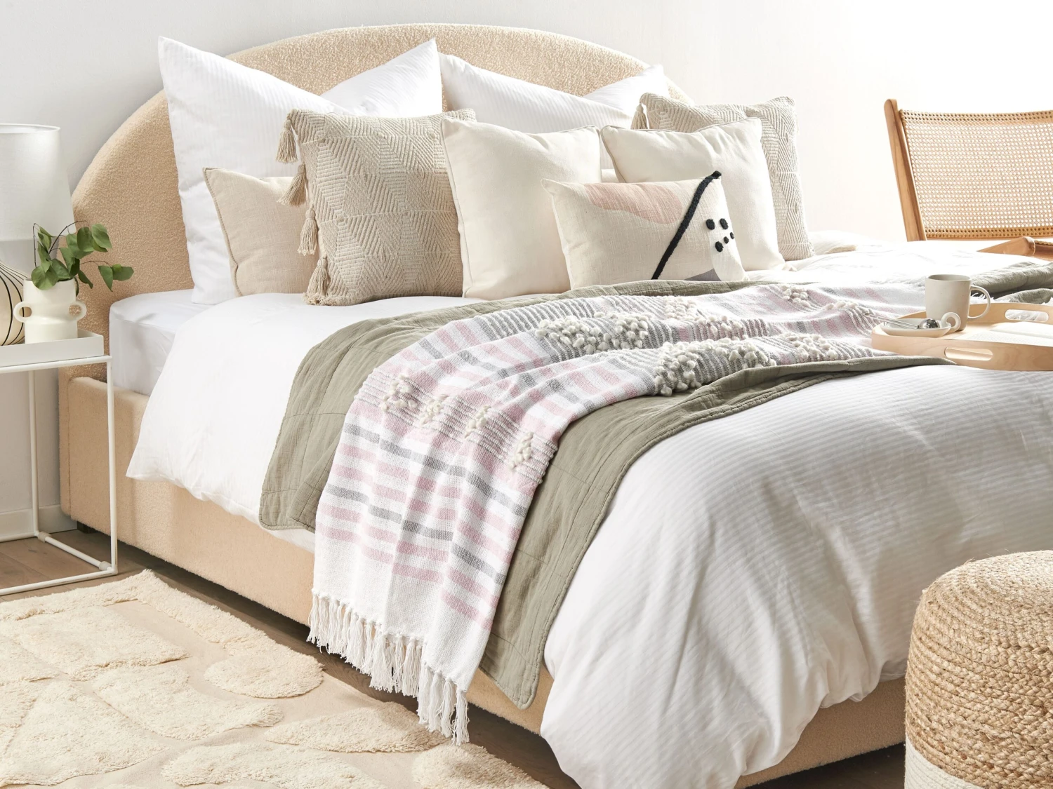 Viltti 125x150 Cm Vaaleanpunainen KAMAN - Image 2