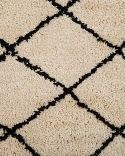 Matto Kangas Beige/musta MIDYAT II Useita Kokoja 18 Matto Kangas Beige/musta MIDYAT II Useita Kokoja -Koti Kaluste undef src sa picid 757798 type whitesh image