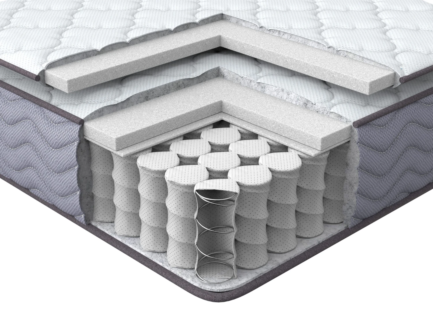 Pussijousitettu Patja Kova SPLENDOUR Useita Kokoja 4 Pussijousitettu Patja Kova SPLENDOUR Useita Kokoja - Image 2