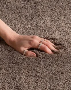 Matto Kangas Vaaleanruskea EVREN Useita Kokoja -Koti Kaluste undef src sa picid 758591 type whitesh image