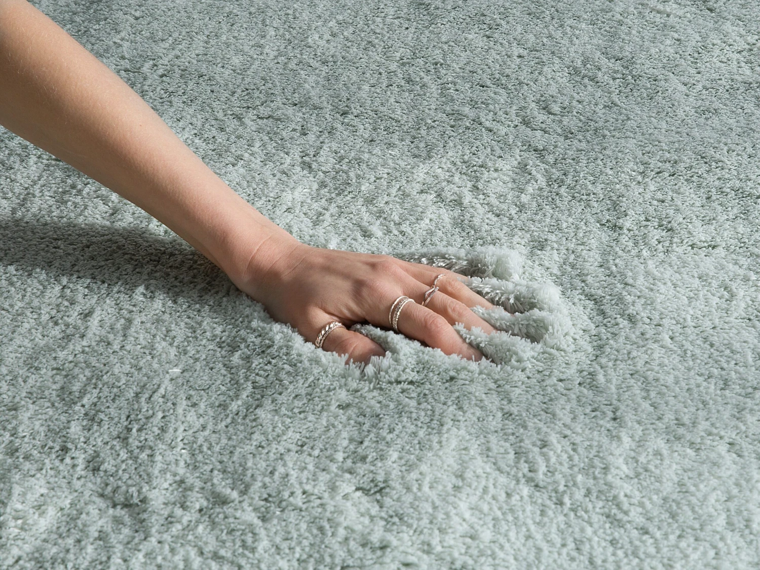 Matto Kangas Mintunvihreä EVREN Useita Kokoja - Image 3