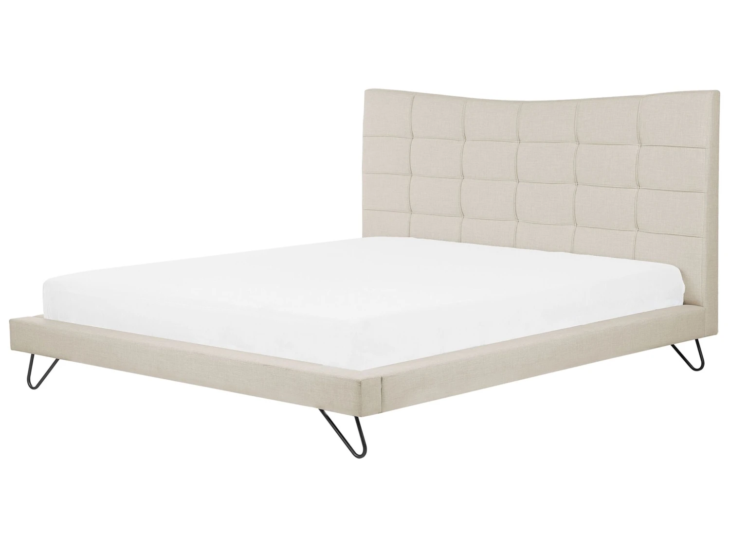 Sänky Kangas Vaalea Beige LANNION Useita Kokoja