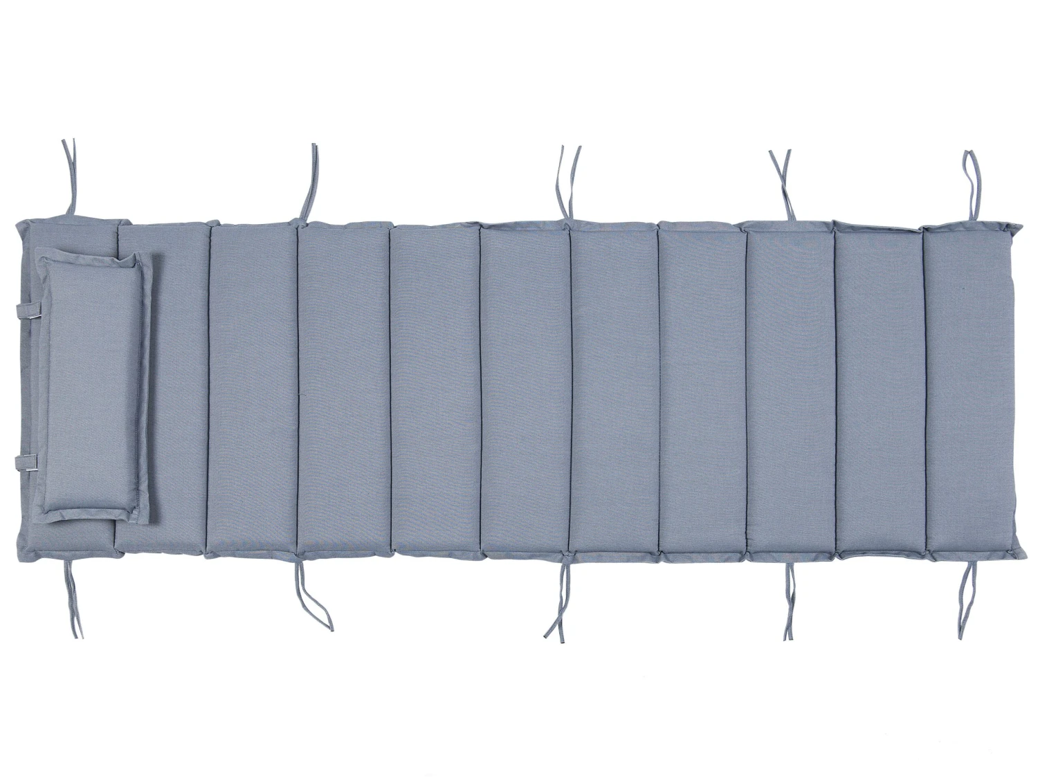 Aurinkotuolin Pehmuste Harmaansininen 180 X 60 Cm BRESCIA - Image 4