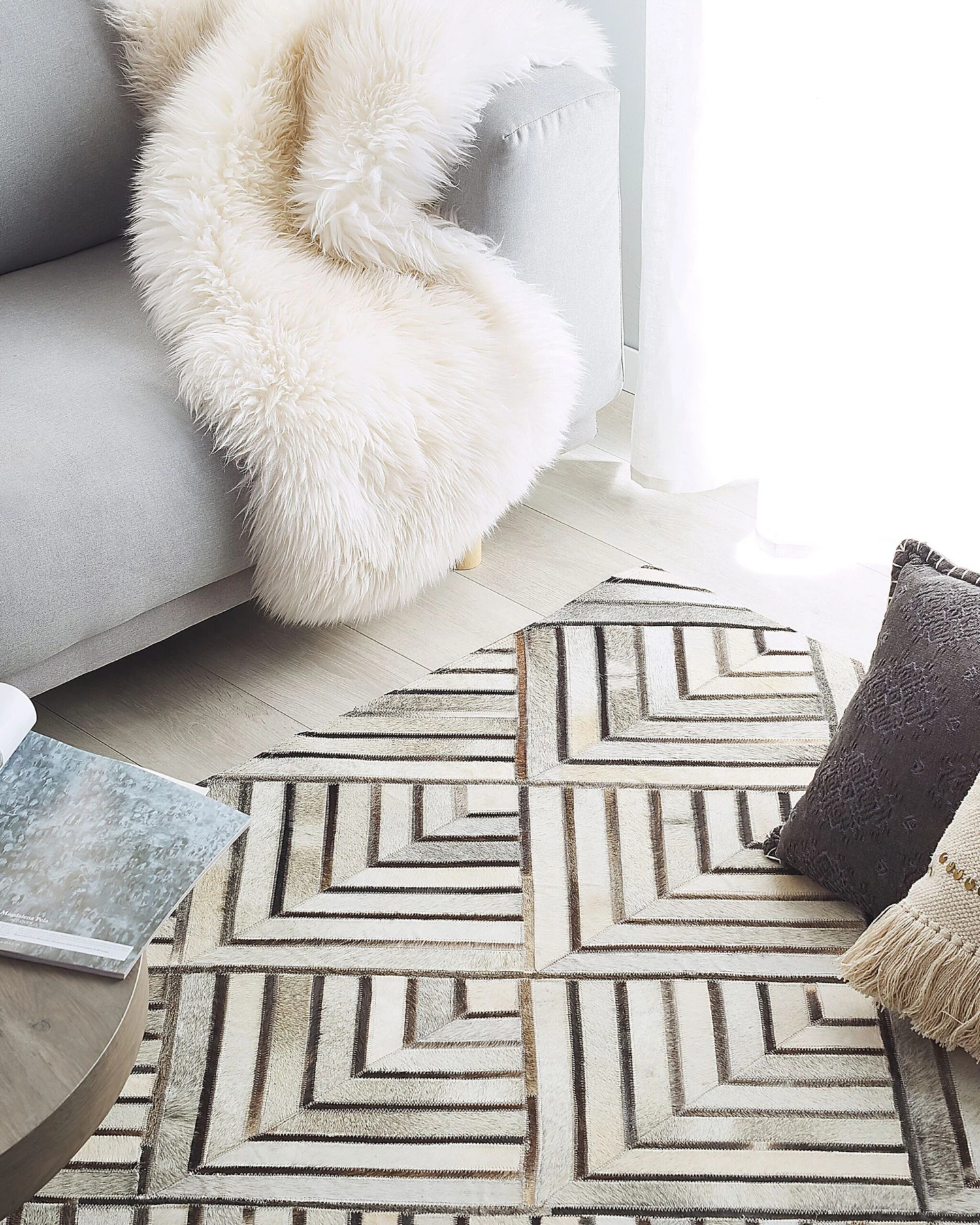 Matto Lehmännahka Beige TEKIR Useita Kokoja - Image 2