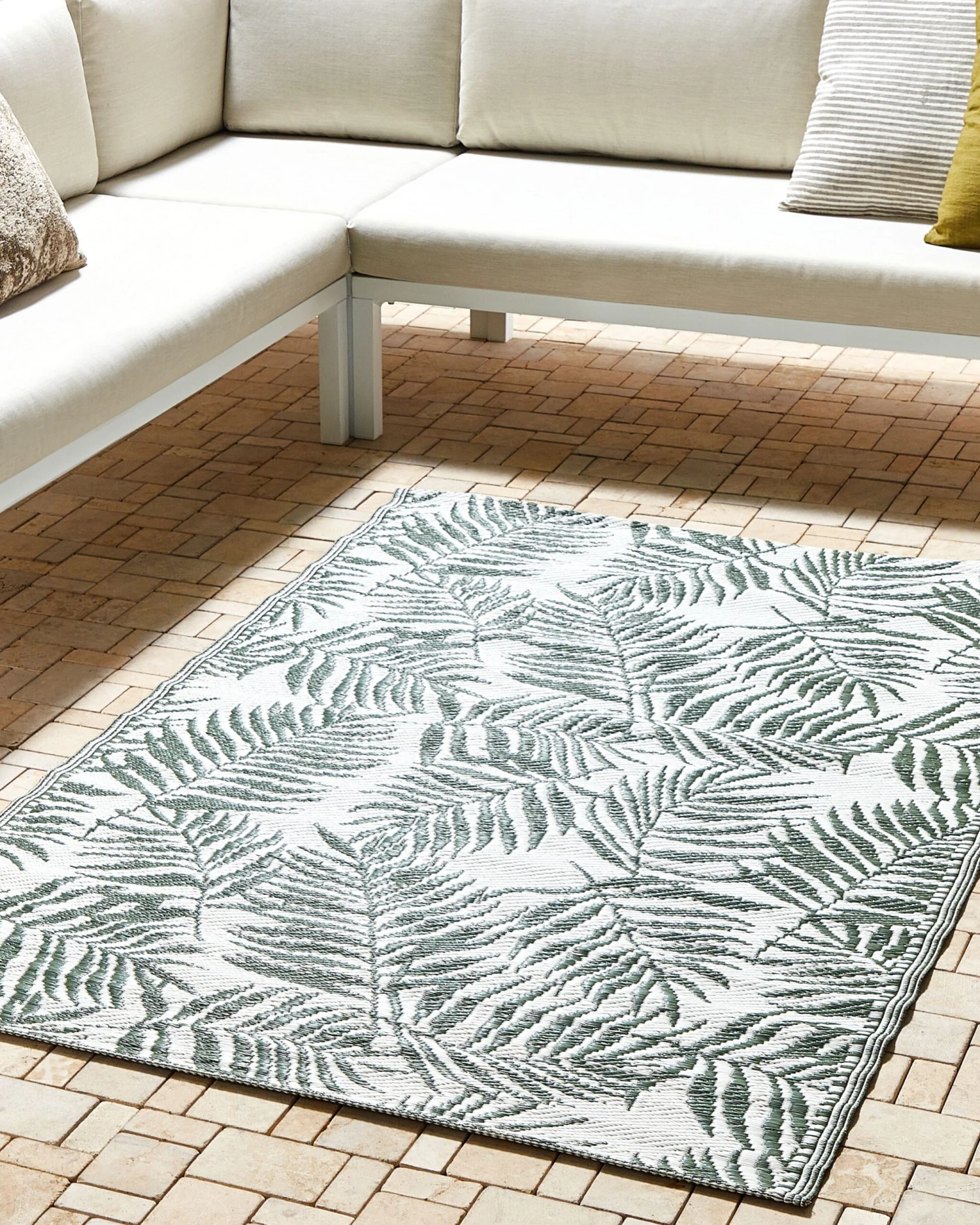 Ulkomatto Kaksipuolinen Tummanvihreä 120 X 180 Cm KOTA - Image 2