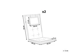 Istuintyyny 2 Kpl Harmaanruskea MAUI -Koti Kaluste undef src sa picid 769626 type whitesh image