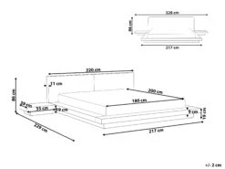 Sänky Yöpöydät Vaalea Puu ZEN Useita Kokoja -Koti Kaluste undef src sa picid 771002 type whitesh image