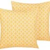 Tyynysetti Geometrisella Kuviolla Keltainen 40x40 Cm ASTAKOS 2 Tyynysetti Geometrisella Kuviolla Keltainen 40x40 Cm ASTAKOS -Koti Kaluste undef src sa picid 771020 type whitesh image
