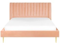 Sänky Sametti Persikka MARVILLE Useita Kokoja 14 Sänky Sametti Persikka MARVILLE Useita Kokoja -Koti Kaluste undef src sa picid 773452 type whitesh image