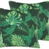 Ulkotyynysetti 2 Kpl Lehtikuvio 45x45cm FUNO -Koti Kaluste undef src sa picid 776159 type whitesh image