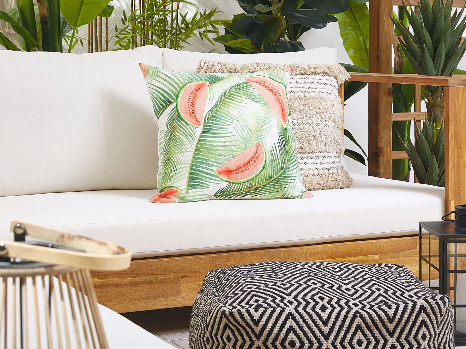 Melonikuvioitu 2 Kpl Ulkotyynysetti 45 X 45 Cm LOVOLETO 4 Melonikuvioitu 2 Kpl Ulkotyynysetti 45 X 45 Cm LOVOLETO - Image 2