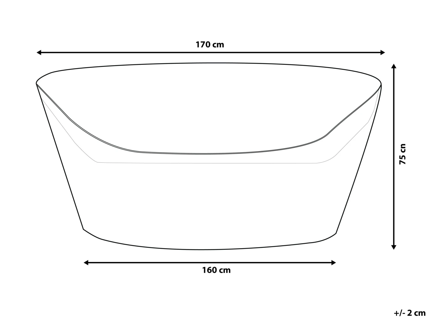 Suojapeite SYLT Ja LUX Aurinkovuoteille Harmaa 170 X 160 X 75 Cm CHUVA - Image 5
