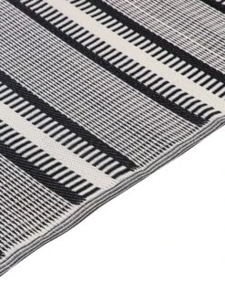 Ulkomatto Musta/beige 160 X 230 Cm MANSA -Koti Kaluste undef src sa picid 786150 type whitesh image