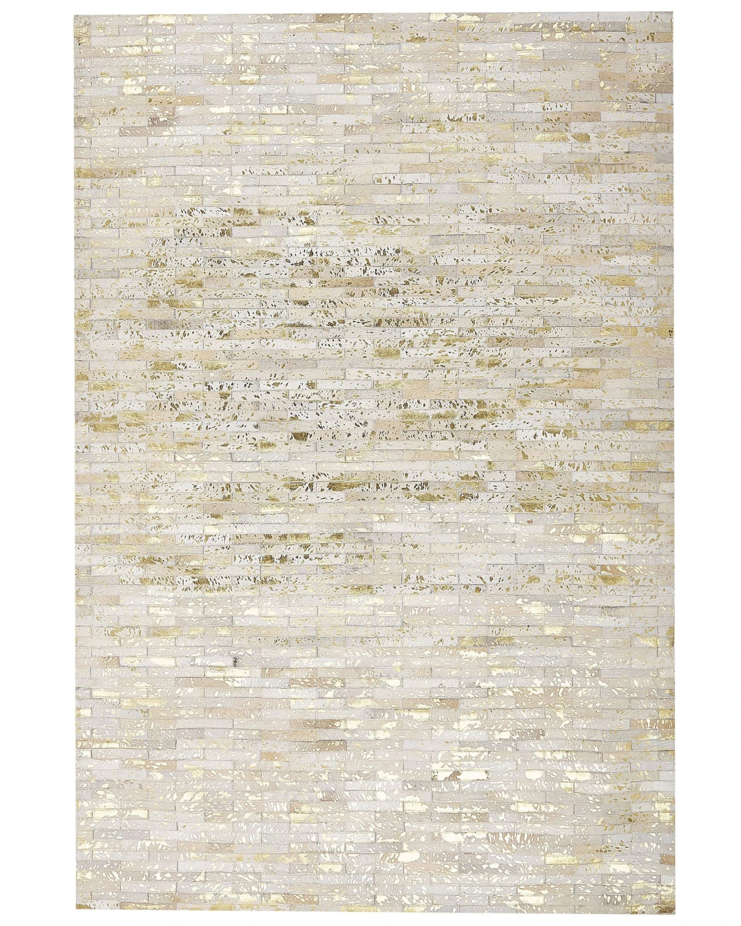 Matto Lehmännahka Beige/kulta TOKUL Useita Kokoja - Image 4