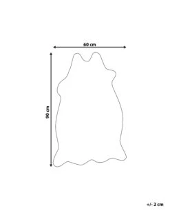 Tekotalja Ruskea/valkoinen 60 X 90 Cm NAMBUNG -Koti Kaluste undef src sa picid 790288 type whitesh image