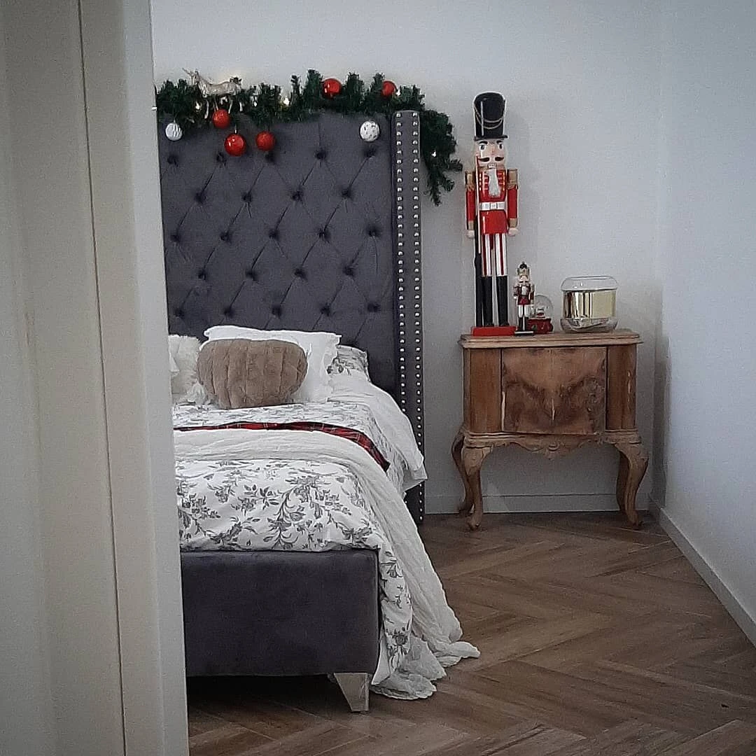 Sänky Sametti Harmaa LUBBON Useita Kokoja - Image 5