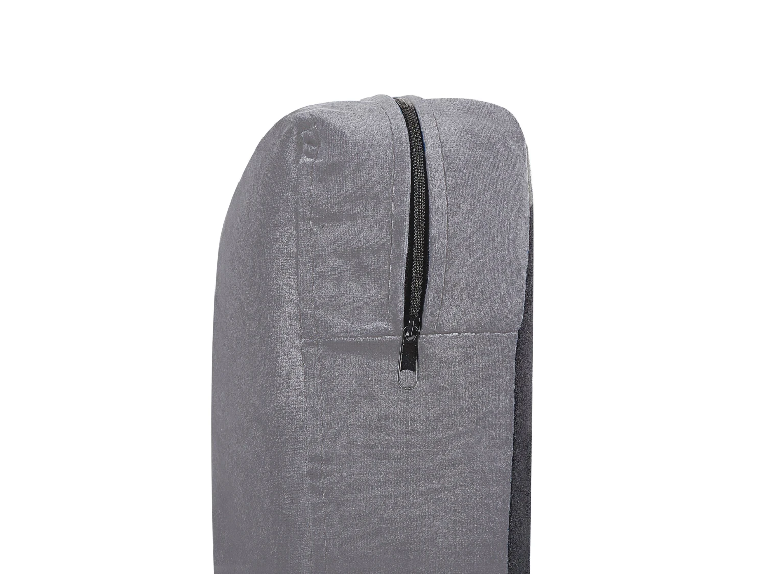 Päällinen Nojatuoliin Harmaa Sametti BERNES - Image 9