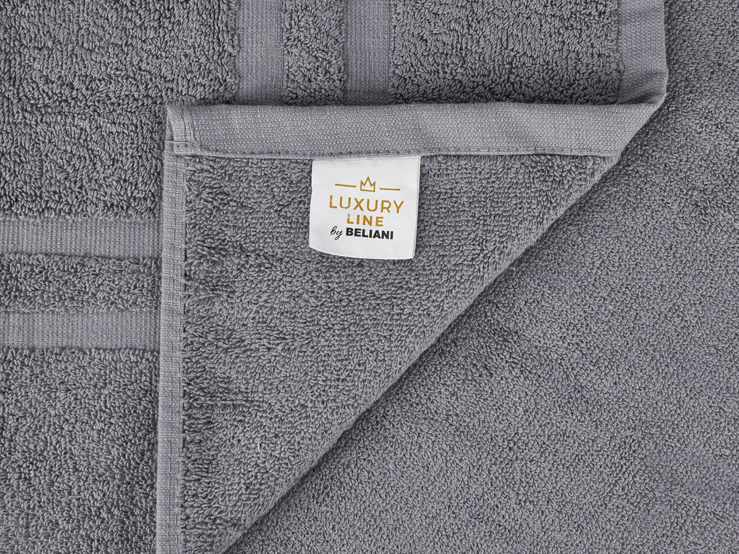 Pyyhesetti 9 Kpl Harmaa Puuvilla AREORA - Image 6