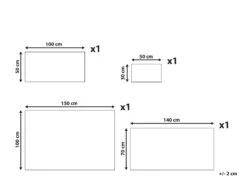 Pyyhesetti 4 Kpl Valkoinen Puuvilla ATAI -Koti Kaluste undef src sa picid 794120 type whitesh image