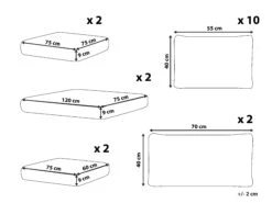 Tyynynpäälliset MAESTRO II -kalusteisiin Kermanvalkoinen -Koti Kaluste undef src sa picid 795410 type whitesh image