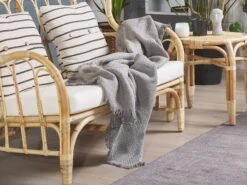 Huopa Puuvilla Harmaa 124 X 160 Cm KAVAKLAR -Koti Kaluste undef src sa picid 796244 type color image