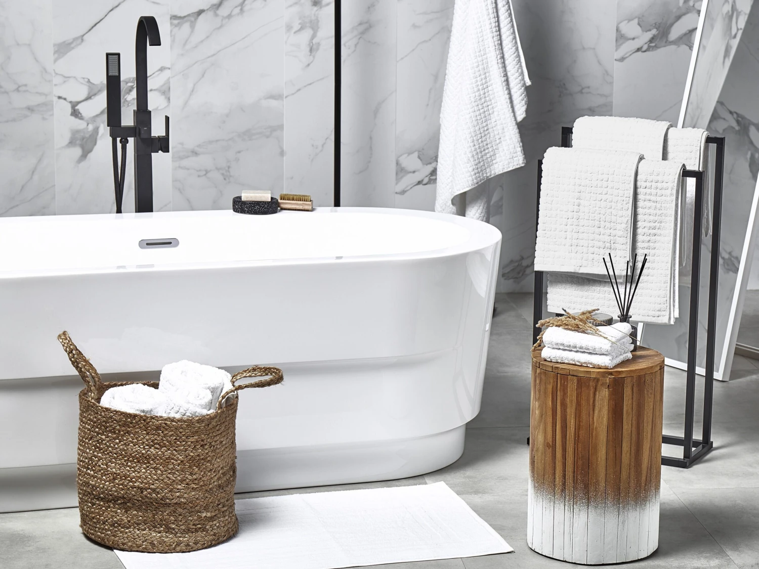 Pyyhesetti 11 Kpl Valkoinen Puuvilla ATAI - Image 2