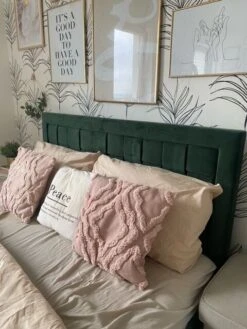 Sänky Sametti Tummanvihreä LIMOUX Useita Kokoja -Koti Kaluste undef src sa picid 797836 type whitesh image