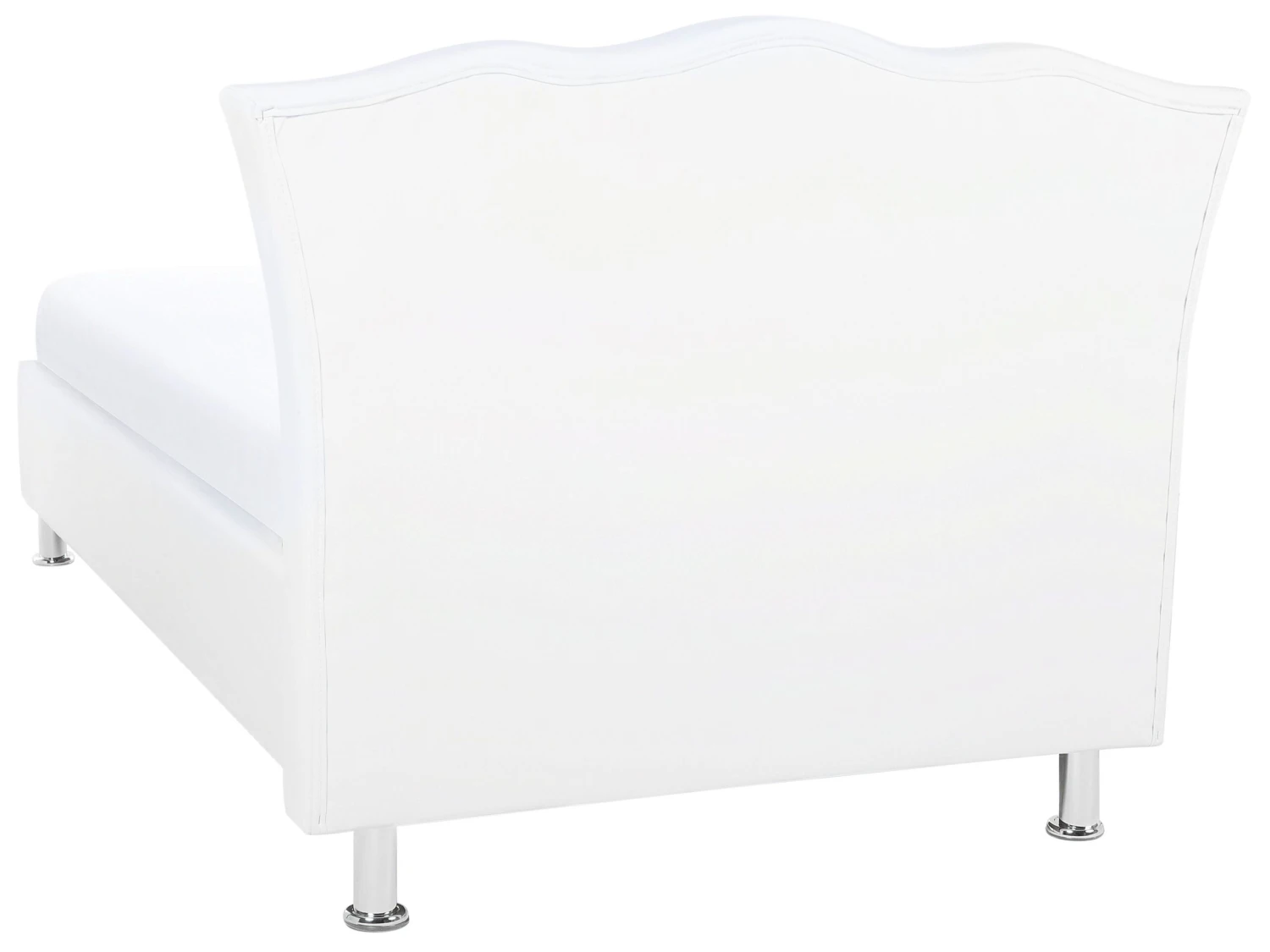 Sänky Keinonahka Säilytystila Valkoinen 90 X 200 Cm METZ - Image 8