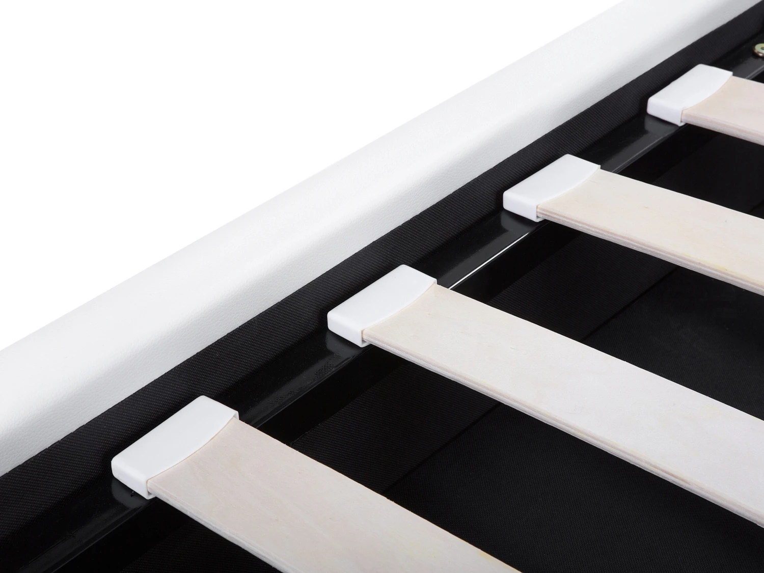 Sänky Keinonahka Säilytystila Valkoinen 90 X 200 Cm METZ - Image 10