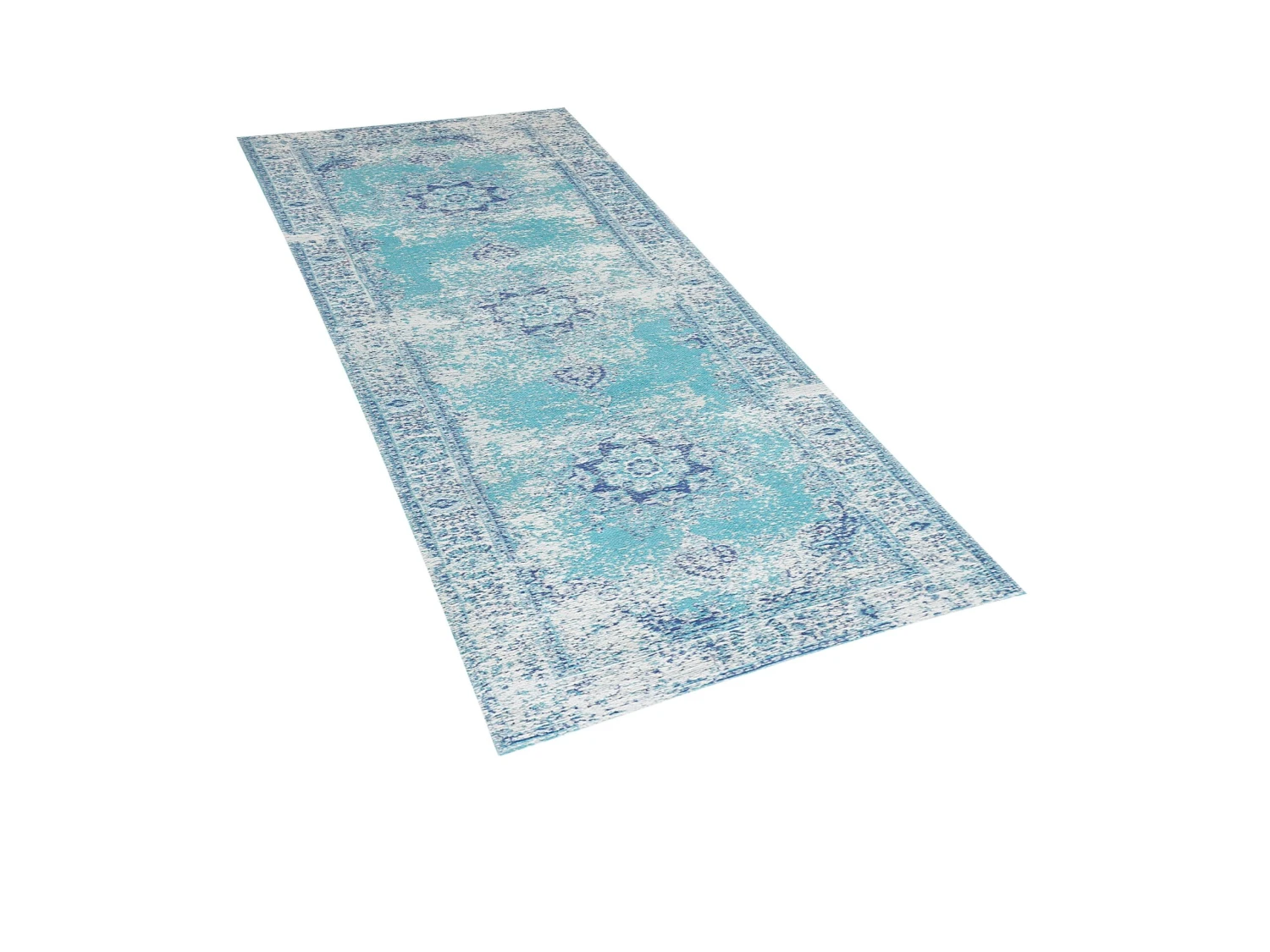 Matto Puuvilla Vaaleansininen ALMUS Useita Kokoja - Image 3