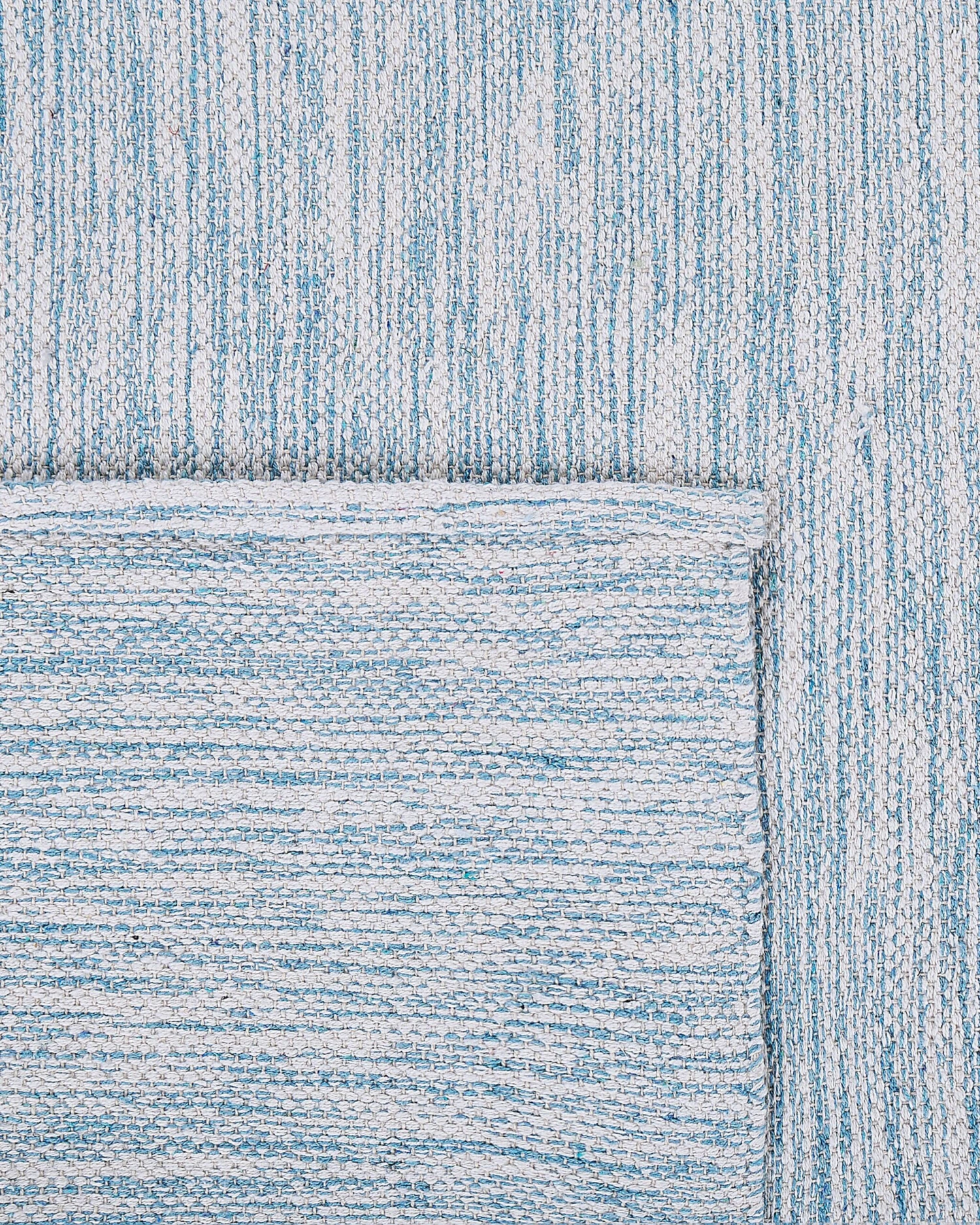 Matto Puuvilla Vaaleansininen DERINCE Useita Kokoja 5 Matto Puuvilla Vaaleansininen DERINCE Useita Kokoja - Image 3